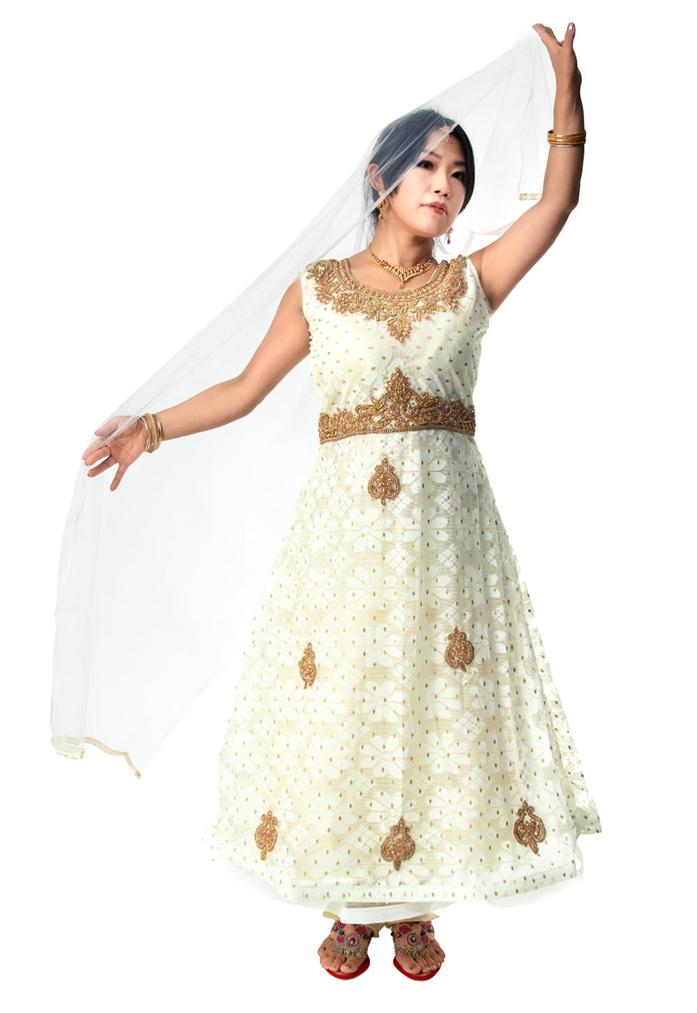 送料無料】 インドのドレス チャニヤ チョウリ【ワケアリ】 / TIRAKITA