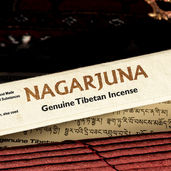 高級チベット香　ナーガールジュナ　龍樹香　NAGARJUNA Genuine Tibetan Incense　古代インドの仏教僧をモチーフにしたチベット香 7 - 拡大写真です
