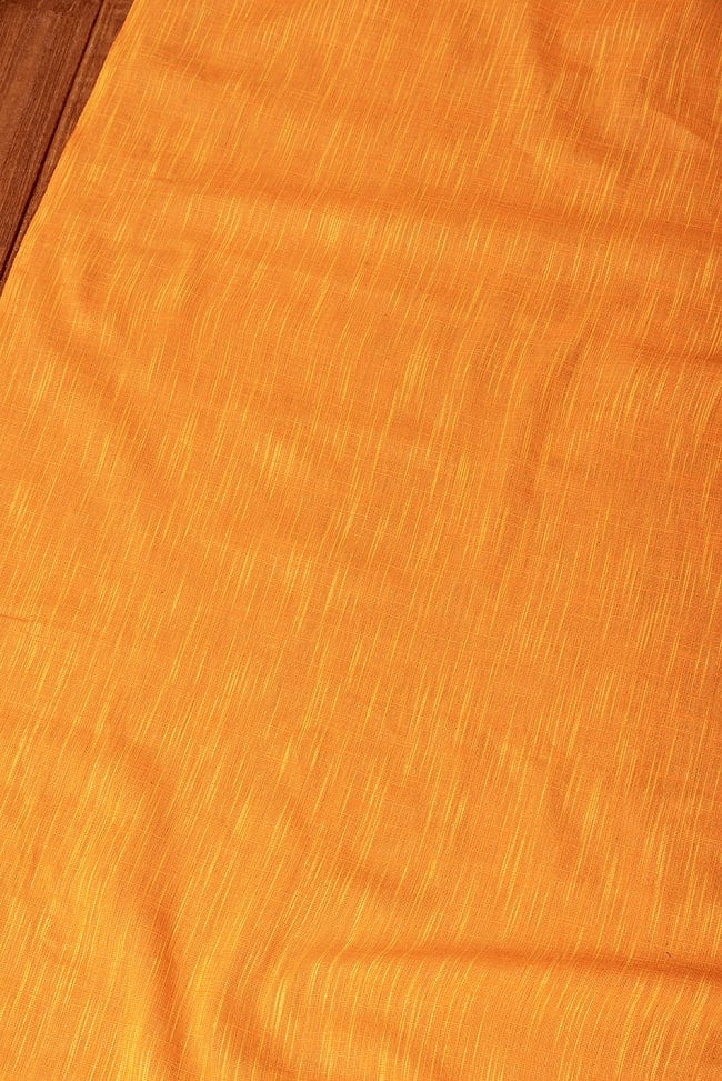〔各色あり〕〔1m切り売り〕南インドのシンプルコットン布　シャンブレー〔幅約109cm〕 3 - とても良い雰囲気