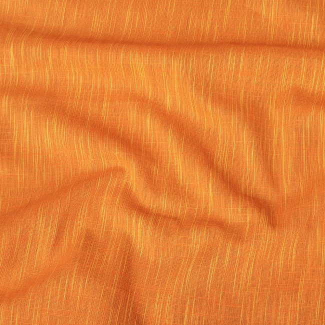 〔各色あり〕〔1m切り売り〕南インドのシンプルコットン布　シャンブレー〔幅約109cm〕 4 - 拡大写真です