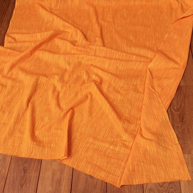 〔各色あり〕〔1m切り売り〕南インドのシンプルコットン布　シャンブレー〔幅約109cm〕 6 - 全体写真です