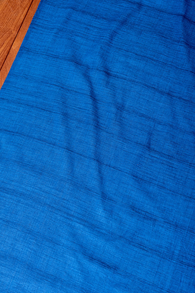 〔各色あり〕〔1m切り売り〕南インドのシンプルコットン布　シャンブレー〔幅約110cm〕 3 - とても良い雰囲気