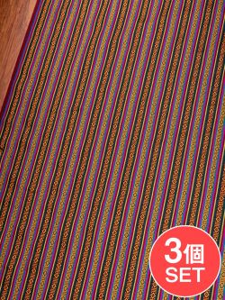 【3個セット】〔50cm切り売り〕ネパール伝統のコットン織り生地　薄手〔幅約150cm〕の商品写真