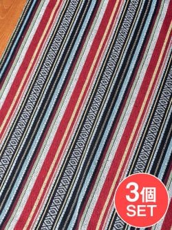 【3個セット】〔50cm切り売り〕ネパール伝統のコットン織り生地　厚手〔幅約122cm〕の商品写真