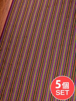 【5個セット】〔50cm切り売り〕ネパール伝統のコットン織り生地　薄手〔幅約150cm〕の商品写真
