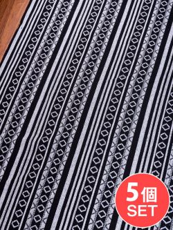 【5個セット】〔50cm切り売り〕ネパール伝統のコットン織り生地　厚手〔幅約151cm〕の商品写真