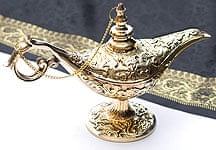 アラジンの魔法のランプ 【19cm×10cm】の商品写真