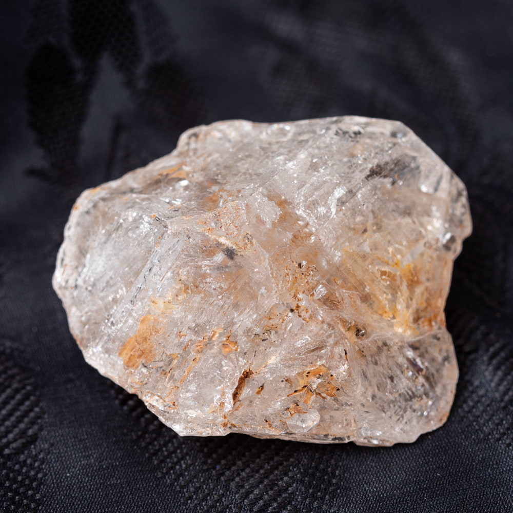 一点物〕ダイヤモンドクォーツ ダイヤモンド水晶 原石 天然石〔96g
