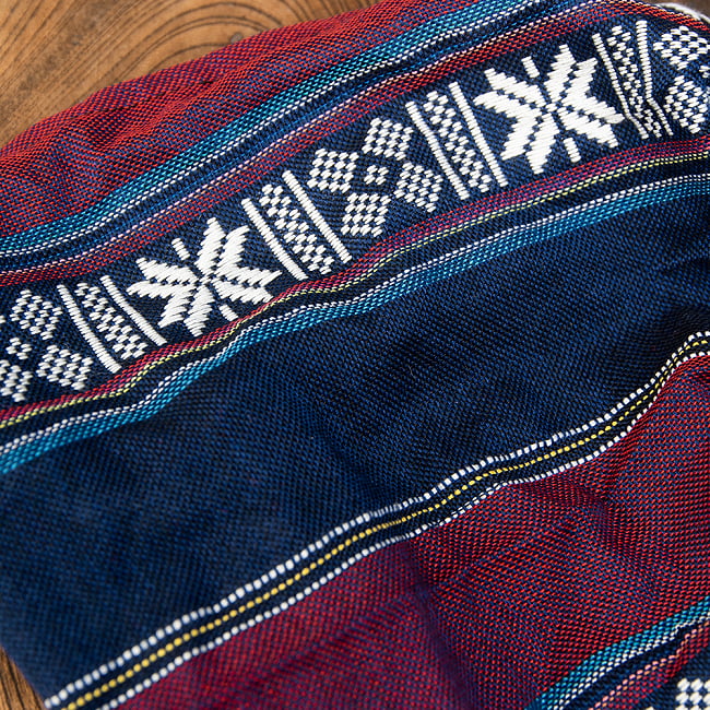 ターイ族の手作りカラフルヘアバンド【1点アソート】 6 - ターイ族独特のデザインが素敵です。