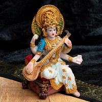 カラフルレジンの神様像　-　サラスヴァティ[15cm]の商品写真