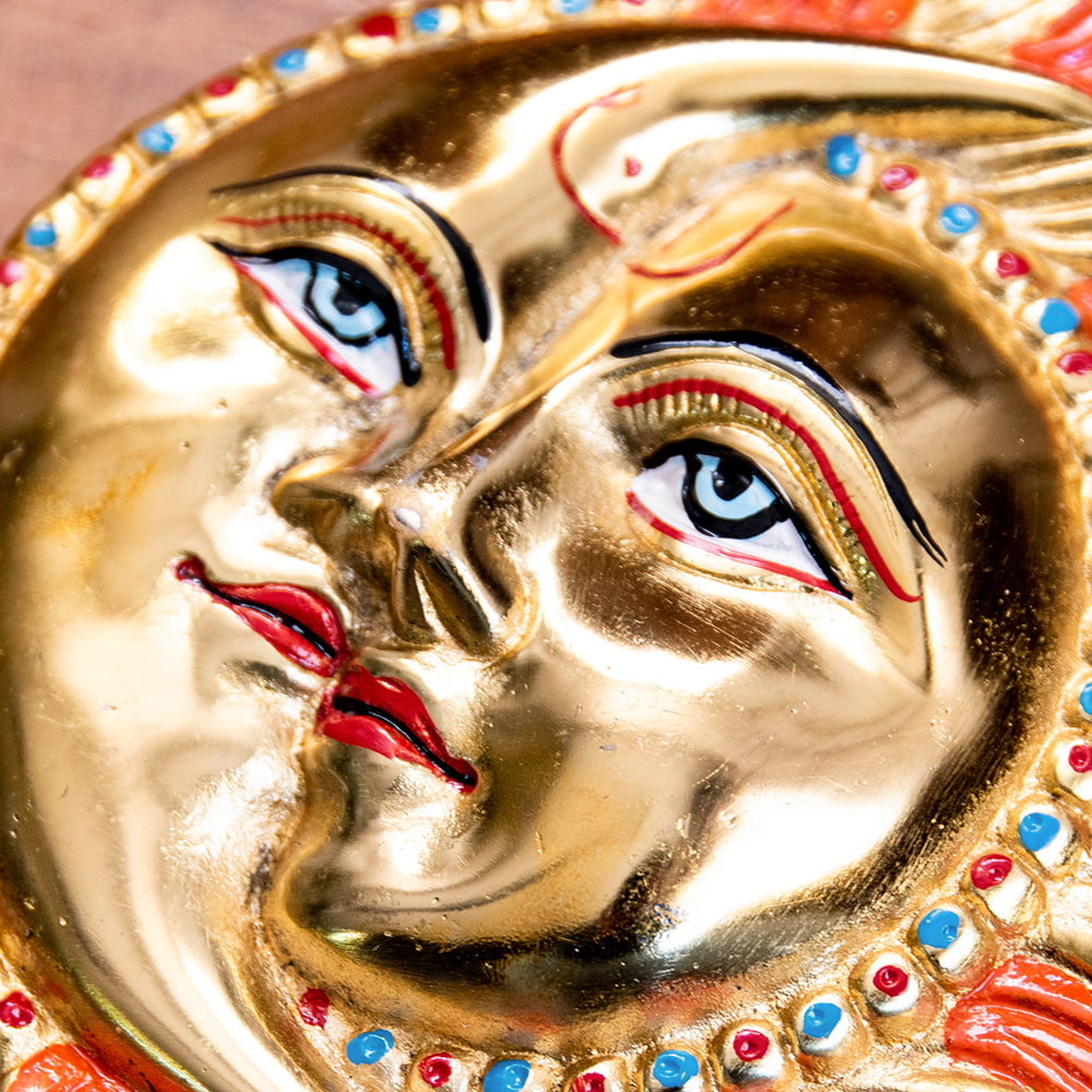 壁掛けタイプ〕インドの神様ウォールハンギング -チャンドラ・スーリヤ