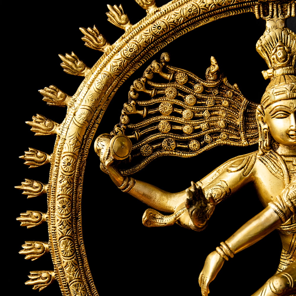 ダンシング シヴァ 大サイズ 49cm シヴァ像 神様像 ナタラジ ヒンドゥー教 ナタラージャ インド 置物 エスニック アジア