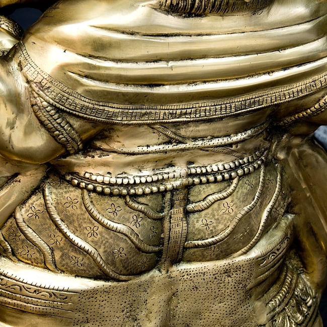 金運と幸運の神様 ガネーシャ像 [特大サイズ・約85cm] 17 - 後ろから見ても、しっかりとした作り