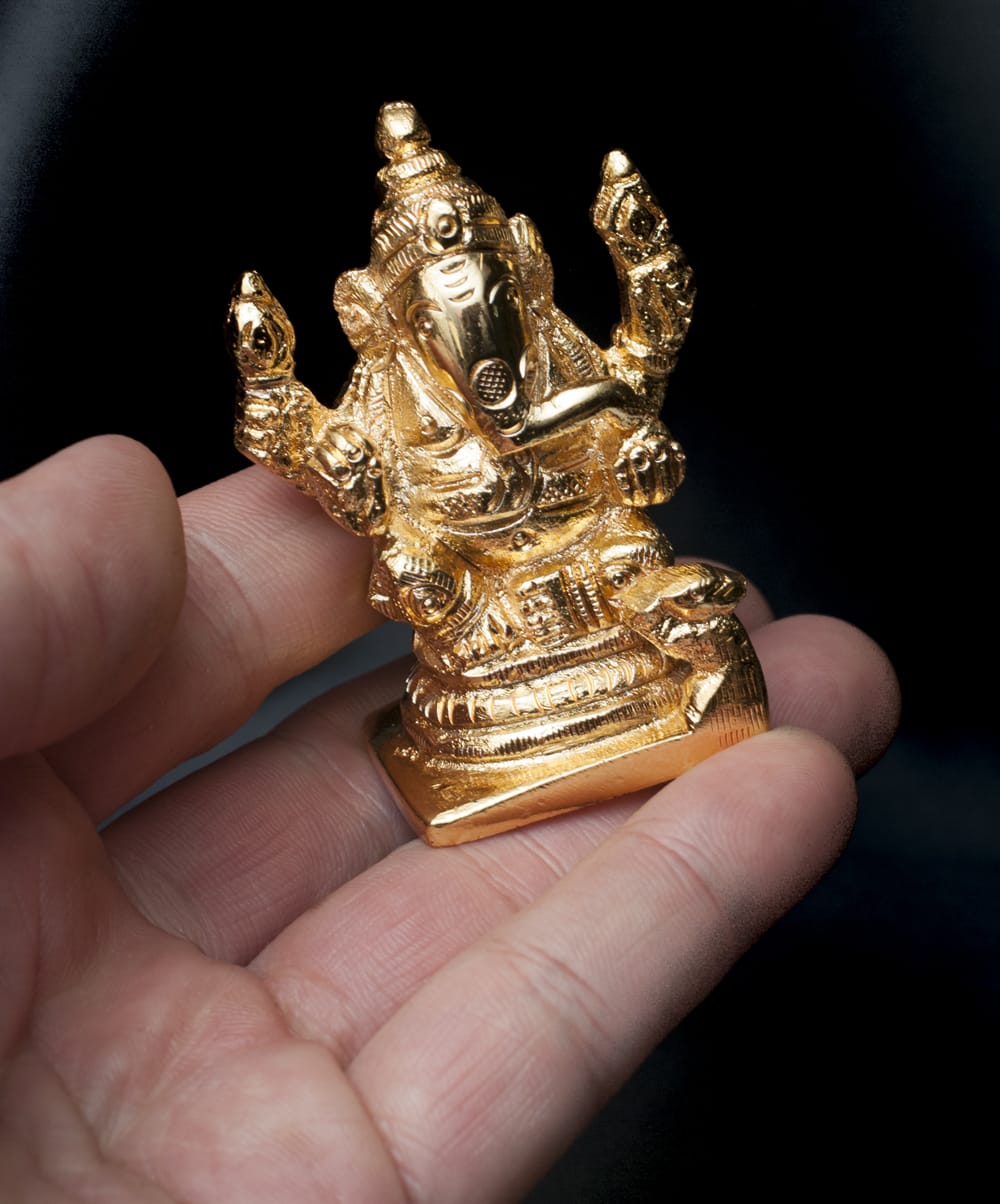 激安セール】【激安セール】仏像 置物 ガネーシャ像 神様像 ガネーシャ（6cm） インド エスニック アジア 雑貨 仏像 